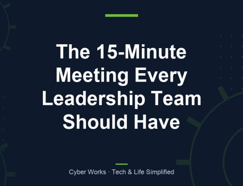 The 15-Minute Meeting Every Leadership Team Should Have